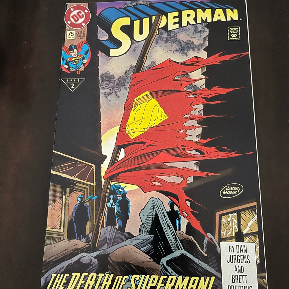 DC Comic The Death Of Superman - Jan 1993